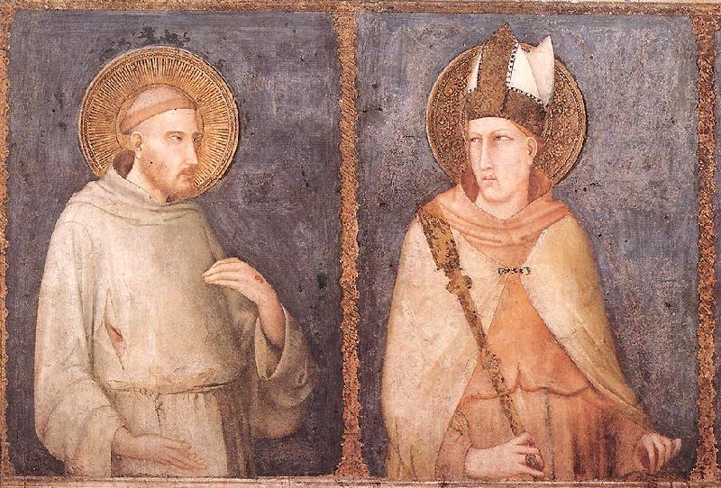 Simone Martini t Francis and St Louis of Toulouse china oil painting image